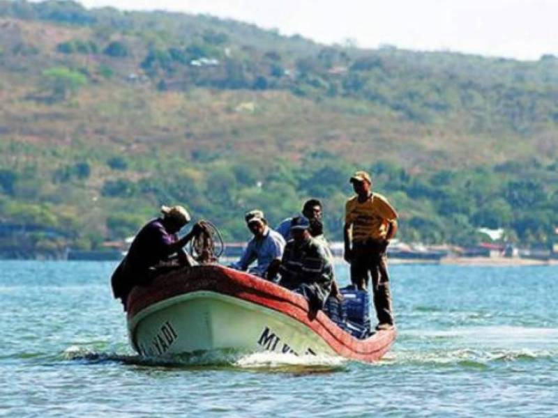 Dos hondureños retenidos por la Fuerza Naval de Nicaragua por pesca ilegal