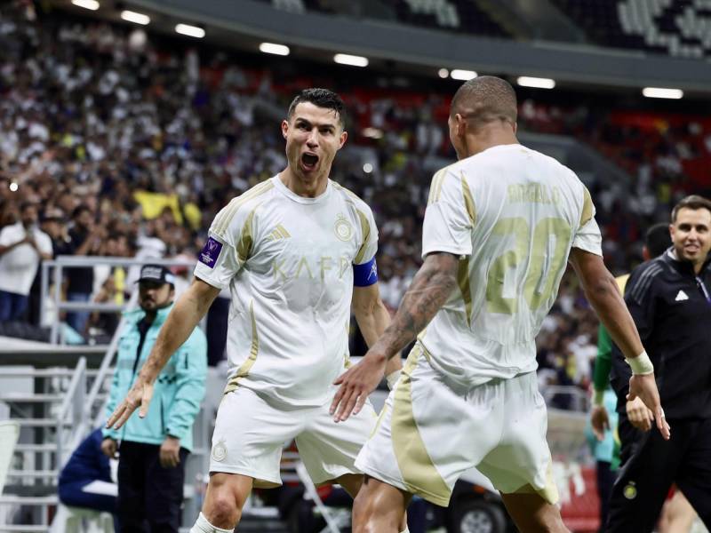 CR7 anotó un doblete con el Al Nassr en Arabia Saudita.