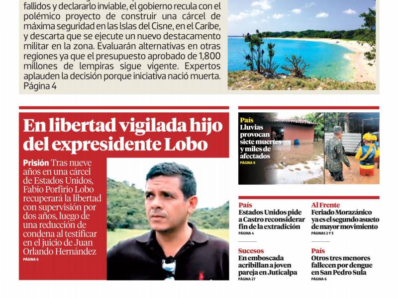 Gobierno retrocede con cárcel en Islas del Cisne