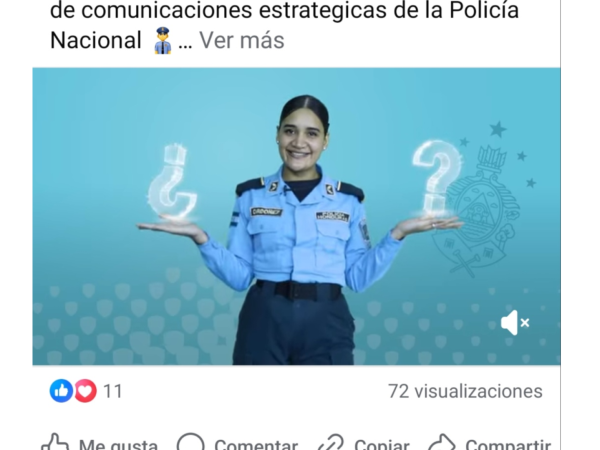 La propia empresa Kraken Digital Studio exhibió en sus redes sociales que trabajó una pieza en conjunto con la Dirección de Comunicaciones Estratégicas de la Policía, aunuque no se encontró evidencia de pago en ningún documento.