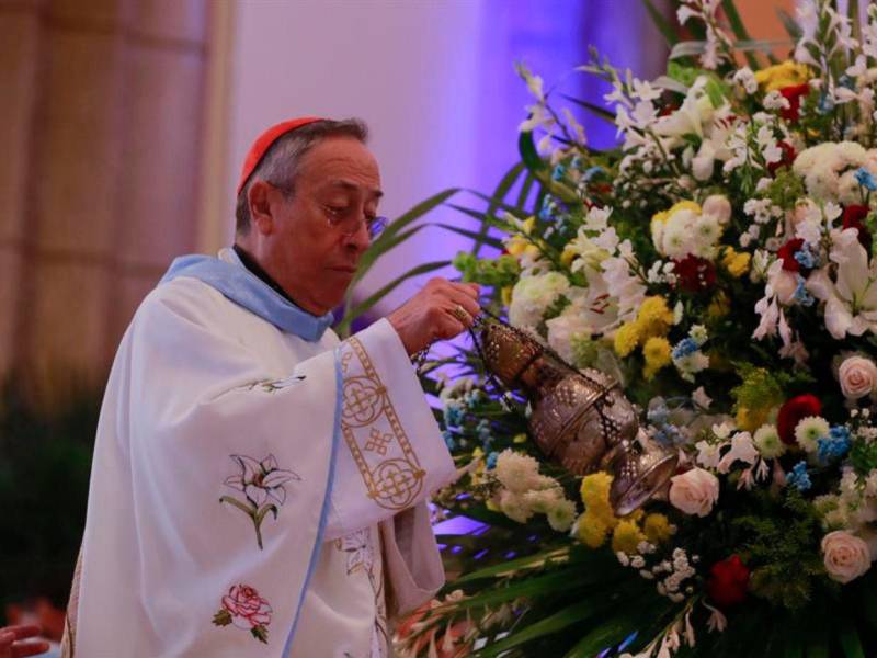 Imagen de archivo del cardenal Óscar Andrés Rodríguez.