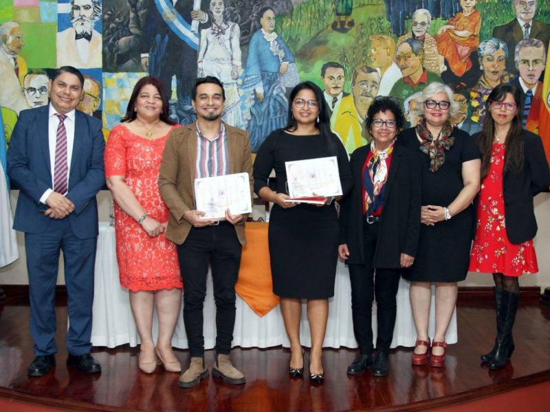 José Benito Martínez, Mirna Lacayo, Franklin Figueroa, Elvia Ramírez, Maida Ochoa, Melissa Merlo y Delia Fajardo.