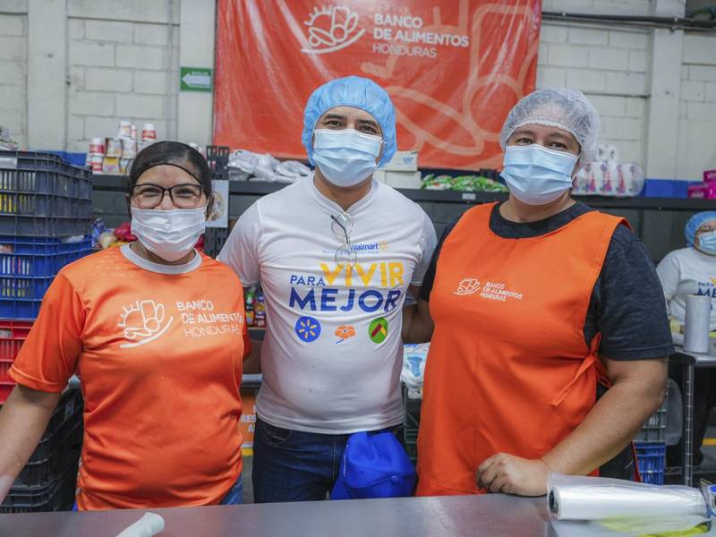 Más de 8,500 kilos de alimentos fueron empaquetados durante jornadas de voluntariado este año.