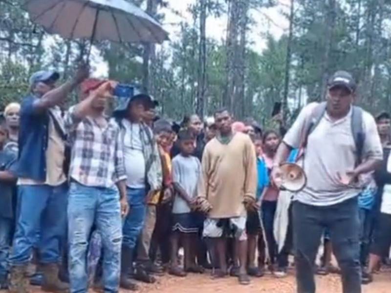 Los pueblos de Gracias a Dios están protestando en contra de la construcción del centro penal.