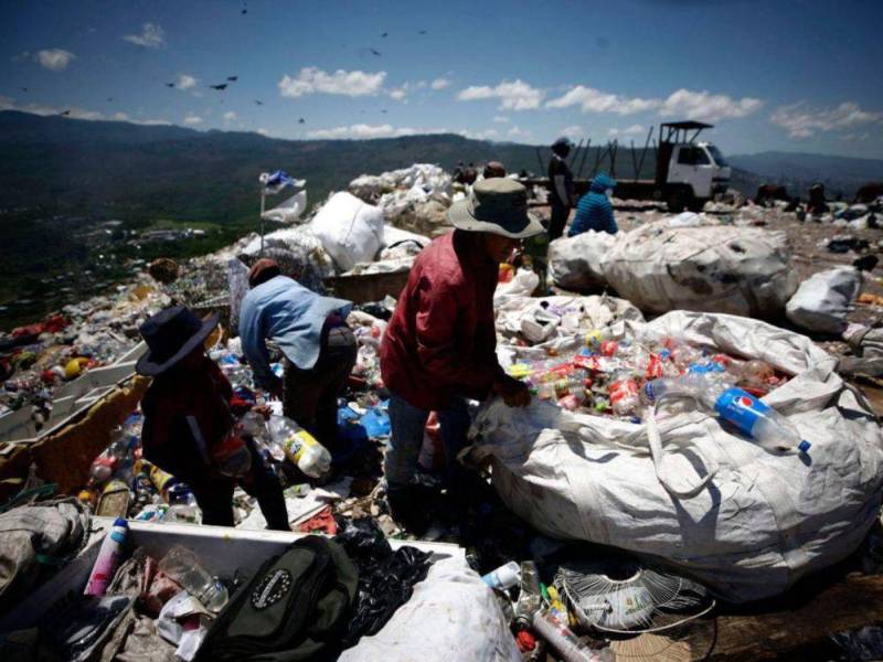 Plástico, cartón y metal son solo algunos de los materiales que evitaron llegar al relleno sanitario en el Distrito Central durante 2024.