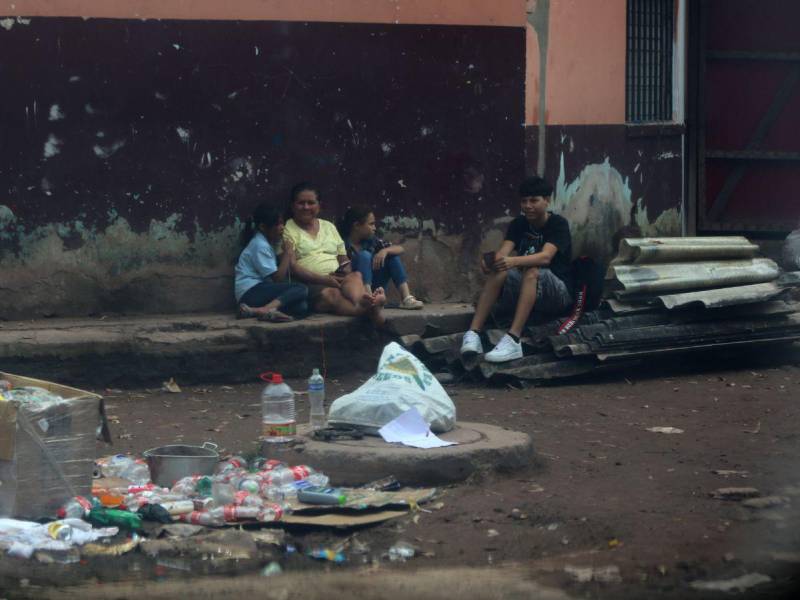 Alrededor de 50 contenedores de basura existen en la capital y en la mayoría hay una persona que vive y recicla material.