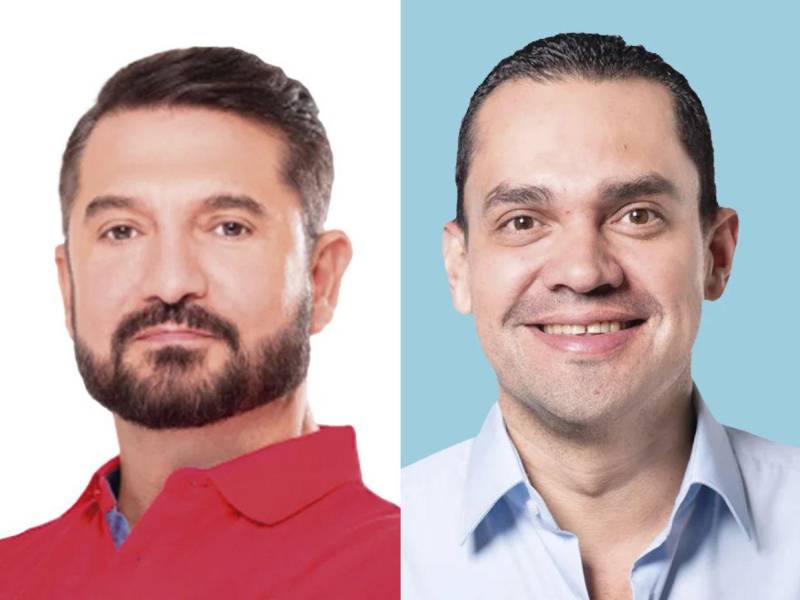 En la foto, Yury Sabas, diputado por Choluteca, y Tomás Zambrano, parlamentario por Valle.