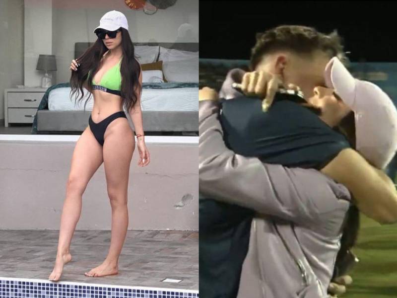 Laura Meza, conductora de TVC, subió fotos muy seductoras a sus redes sociales con dedicatoria a Rodrigo Auzmendi, delantero argentino de Motagua. ¿Cuál fue el mensaje que le envió?