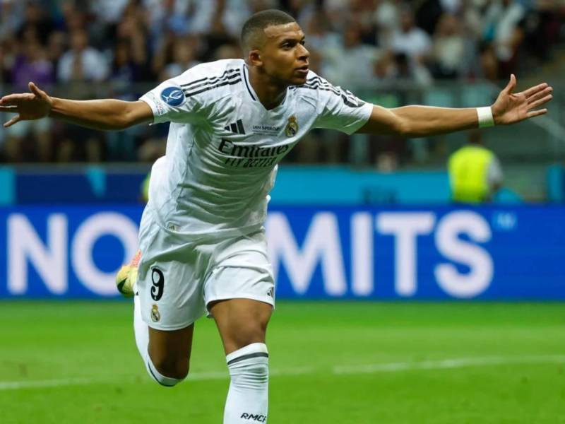 Kylian Mbappé llegó a 10 goles en esta temporada con el Real Madrid.