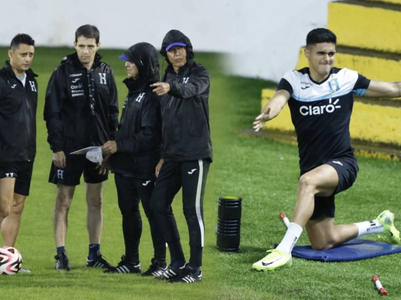 En la cancha del estadio Morazán entrenó la selección de Honduras y Reinaldo Rueda se alarma con jugadores que no podrían estar en juego ante México en Toluca