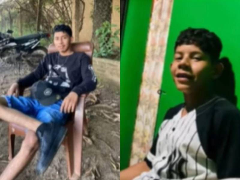 Buscan a José Zelaya y Denzel Gallegos, menores desaparecidos en Olancho