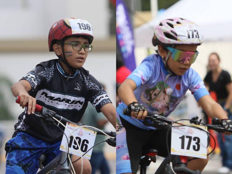 Niños y niñas dieron su máximo esfuerzo, demostrando su disciplina y talento en el ciclismo en la décima edición de la Vuelta Ciclística Infantil.