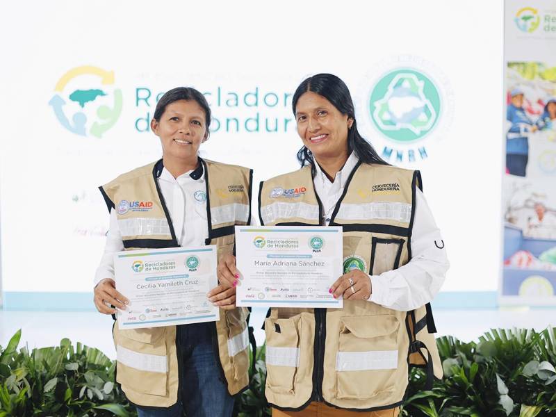 Recicladores de Honduras y representantes de la Red Latinoamericana de Recicladores unen esfuerzos para avanzar en dignificación y reconocimiento.