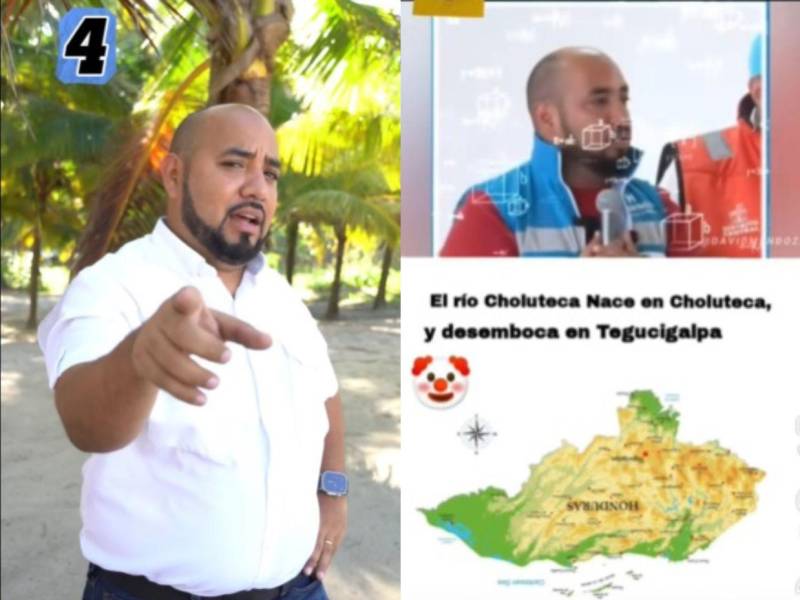 El ministro de Educación, Daniel Sponda, hizo un top 5 de los memes que le llovieron por el “error” geográfico donde le cambió la dirección al cauce del río Choluteca.