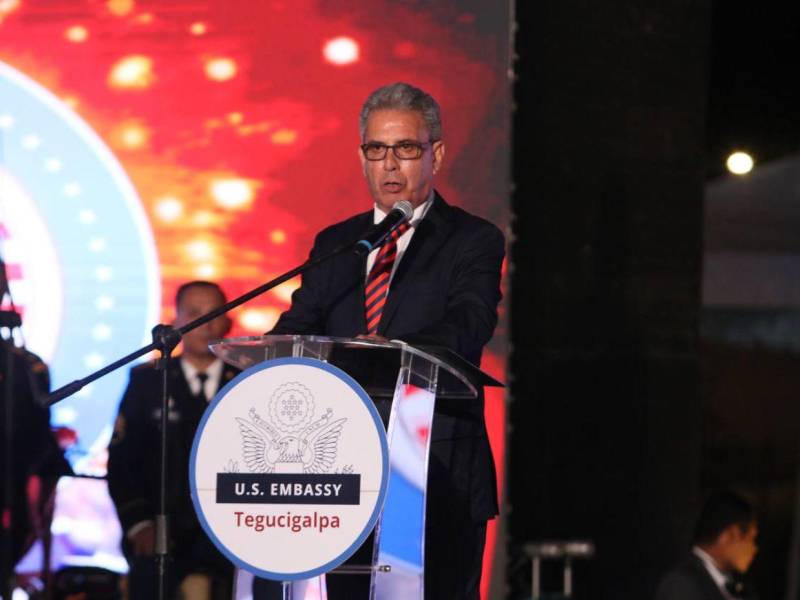 Renato Florentino, designado presidencial, fue el encargado de dar el discurso en nombre del gobierno de Honduras en la inauguración de la nueva embajada de Estados Unidos en el país.