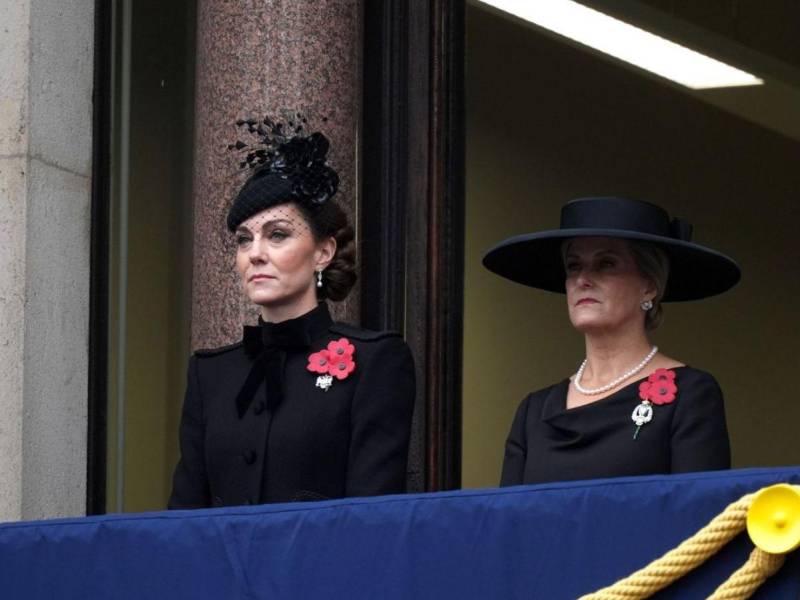 Kate Middleton presente en el Royal Albert Hall de Londres para el Festival del Recuerdo.