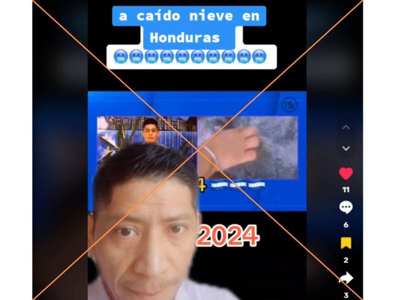 Captura de pantalla a una publicación de TikTok hecha el 6 de diciembre de 2024.