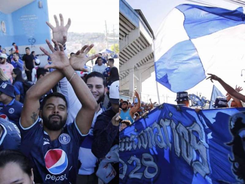 Afuera del Estadio Nacional Chelato Uclés, Spiderman se robó el show y Emilio Izaguirre fue el más aclamado en la previa del Motagua vs Real España.