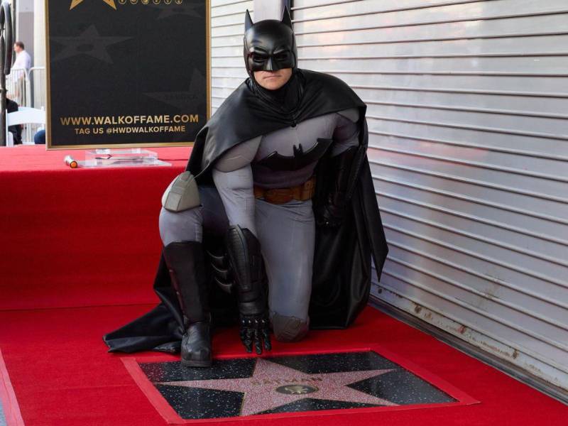 Batman, primer superhéroe con una estrella en el Paseo de la Fama