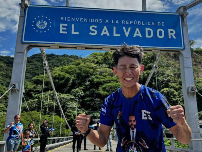 Shin Fujiyama en la frontera de Guatemala y El Salvador.