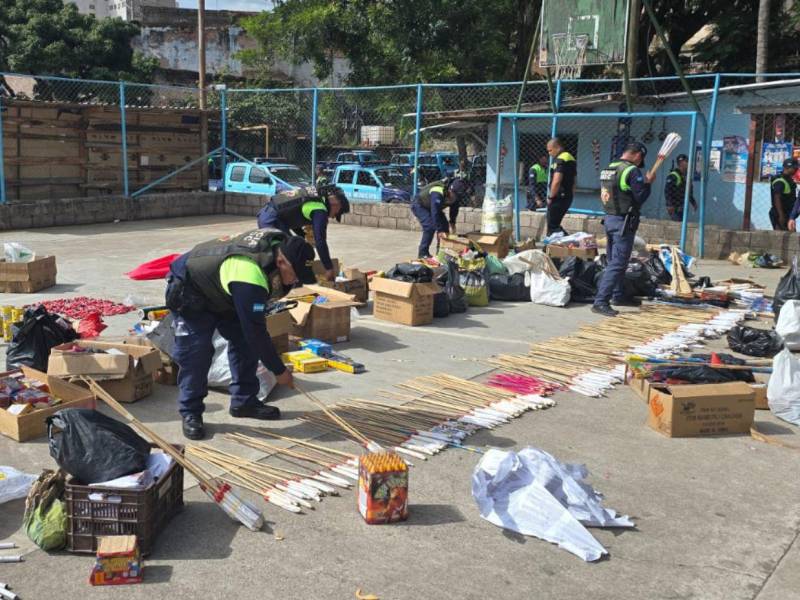 El operativo se realizó en la aldea La Cuesta, ubicada al norte de la capital.