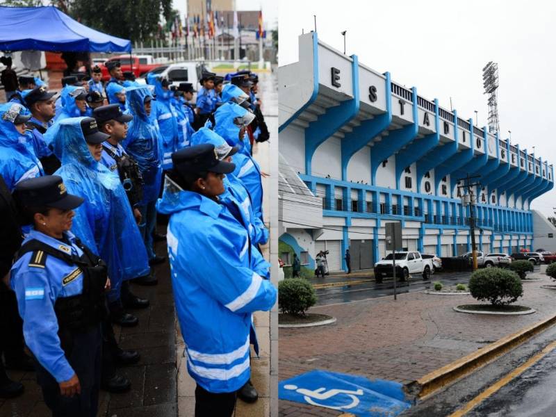 La tormenta Sara azotó San Pedro Sula la noche de este jueves previo al Honduras vs México: así luce el Estadio Morazán previo al duelo de Nations League.