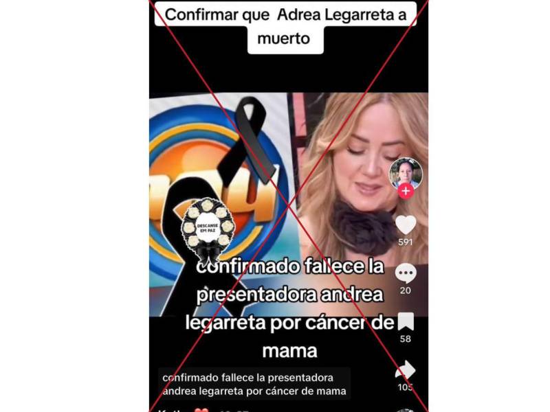 Captura de pantalla a una publicación de TikTok realizada el 23 de noviembre de 2024.