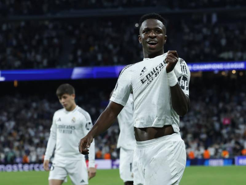 Vinicius Junior anotó un hat-trick en la remontada de Real Madrid ante Dortmund.