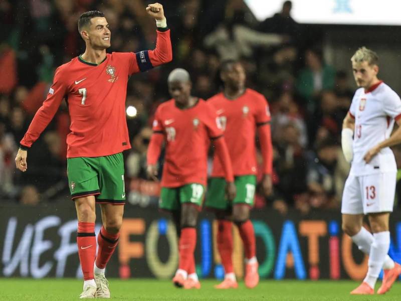 Cristiano Ronaldo se luce en goleada de Portugal sobre Polonia