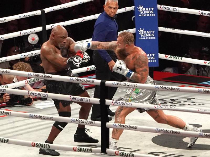 Jake Paul derrota por decisión unánime a un Mike Tyson con 58 años de edad