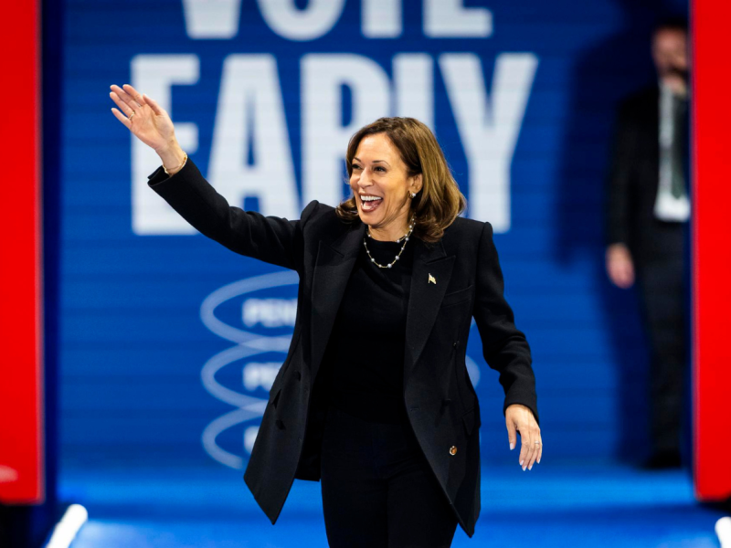 Kamala Harris, candidata a presidenta por el partido demócrata de Estados Unidos.