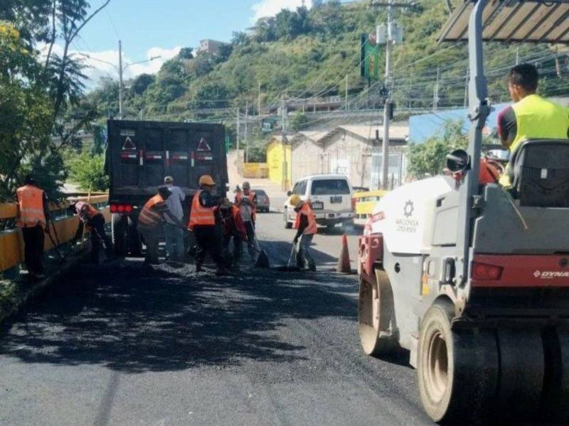 El tramo intervenido es el que se ubica entre la salida a Valle de Ángeles y el desvío a la colonia Kennedy.