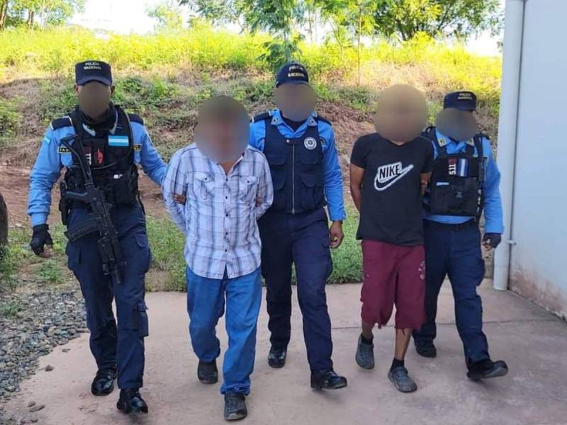 Capturan a sospechosos de matar a hombre con un machete en Comayagua