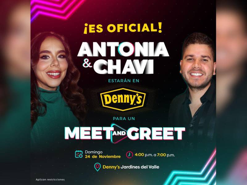 Este es el afiche oficial compartido en las redes de Denny’s Honduras.