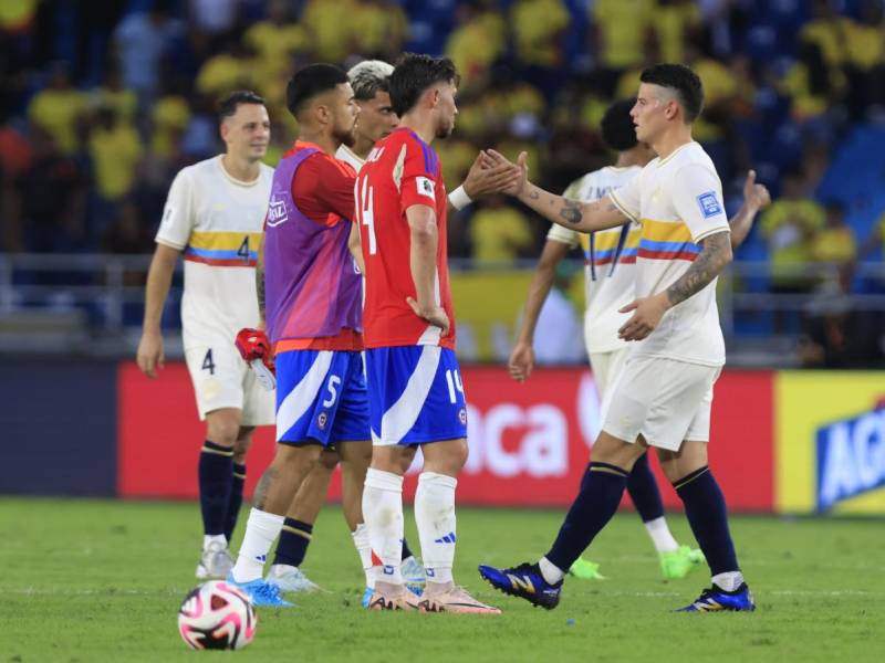 Colombia le pasó por encima a la Selección de Chile en las eliminatorias sudameridanas.