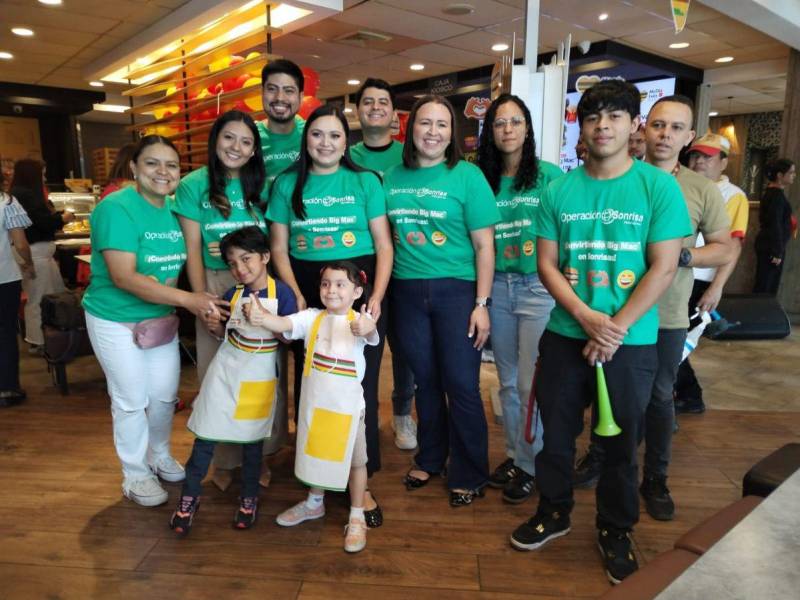 El 100% de las ventas del McDía Feliz serán donadas a la fundación Operación Sonrisa Honduras.