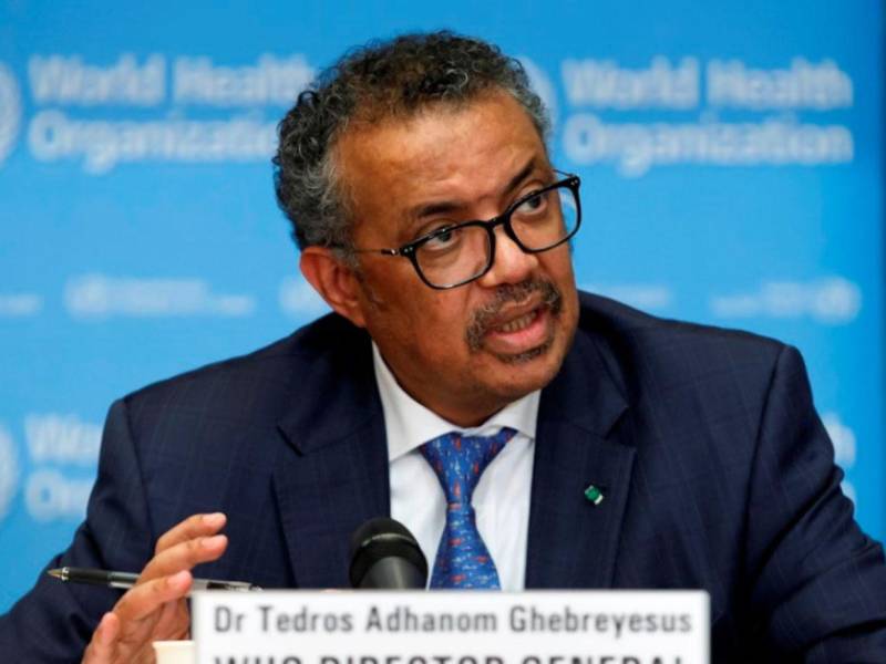 El director general de la Organización Mundial de la Salud (OMS), Tedros Adhanom Ghebreyesus.