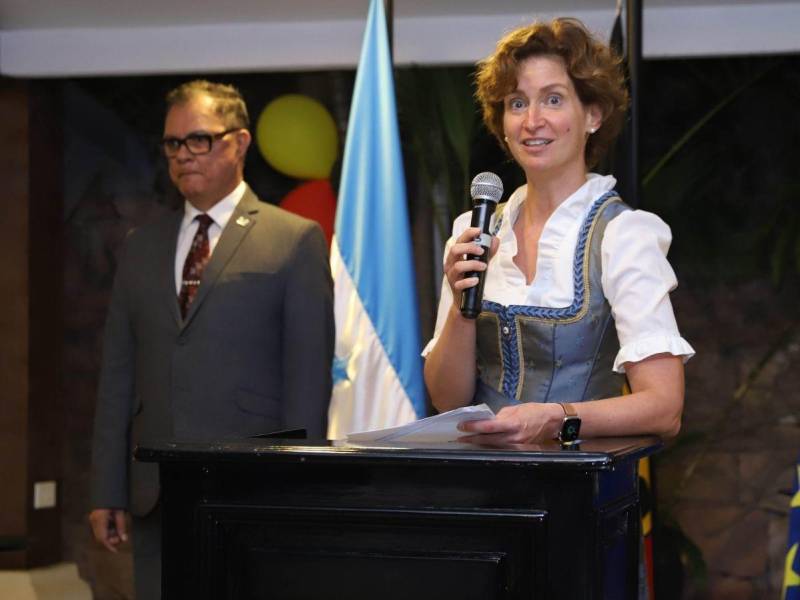 La embajadora de Alemania en Honduras, Daniela Vogl.