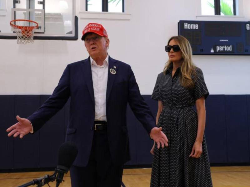 Donald Trump tras dar su voto en Florida: “Esta noche va a ser una gran victoria”