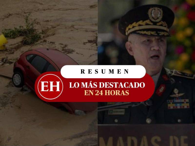 Las noticias más relevantes de las últimas 24 horas incluyen al jefe de las FF AA y los devastadores efectos de la DANA en Valencia.