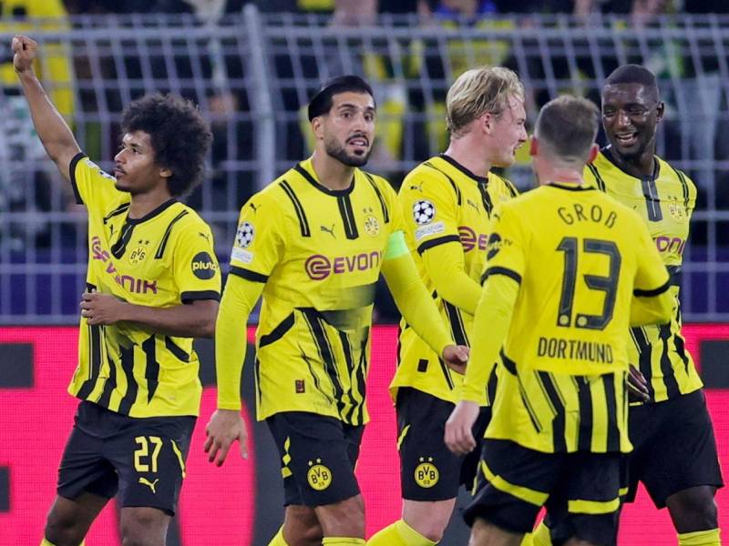 Borussia Dortmund no perdonó al Celtic y lo golea en la Champions League.