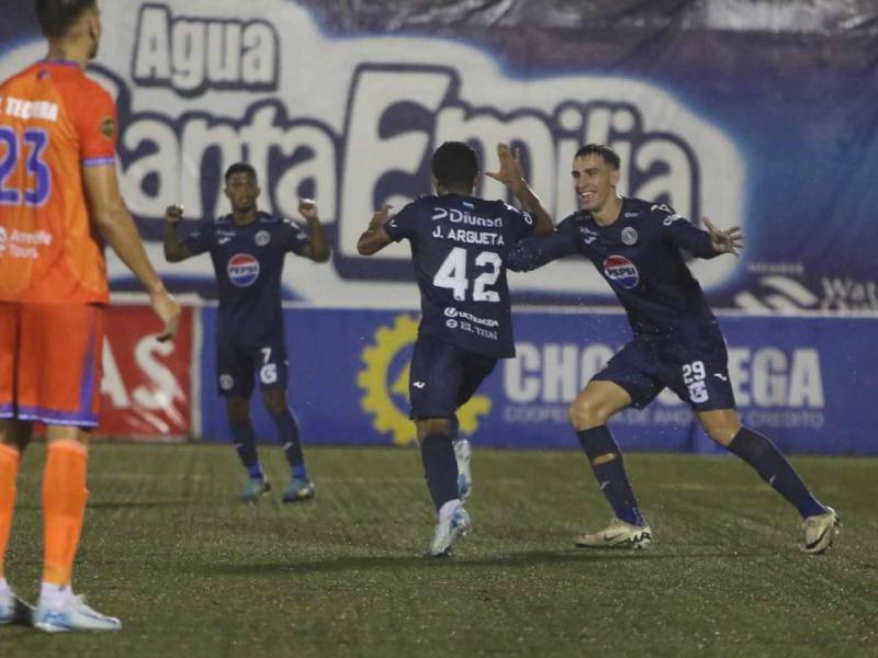 Jonathan Argueta puso a ganar a Motagua con un golazo sobre los Lobos de la UPNFM.