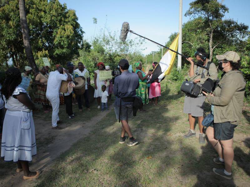 La película está hablada en un 60% en garífuna.