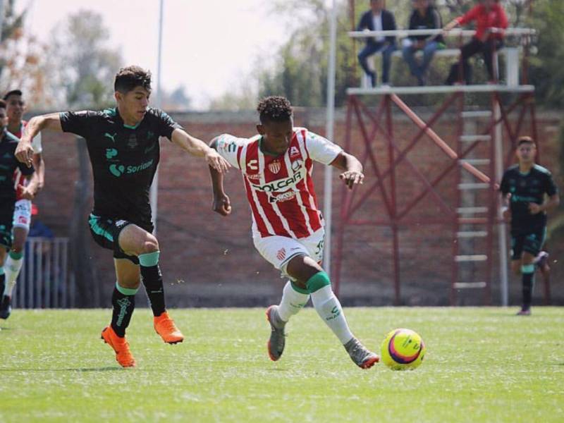 Uno de los partidos que jugó Obregón en 2018 con las reservas del Necaxa.