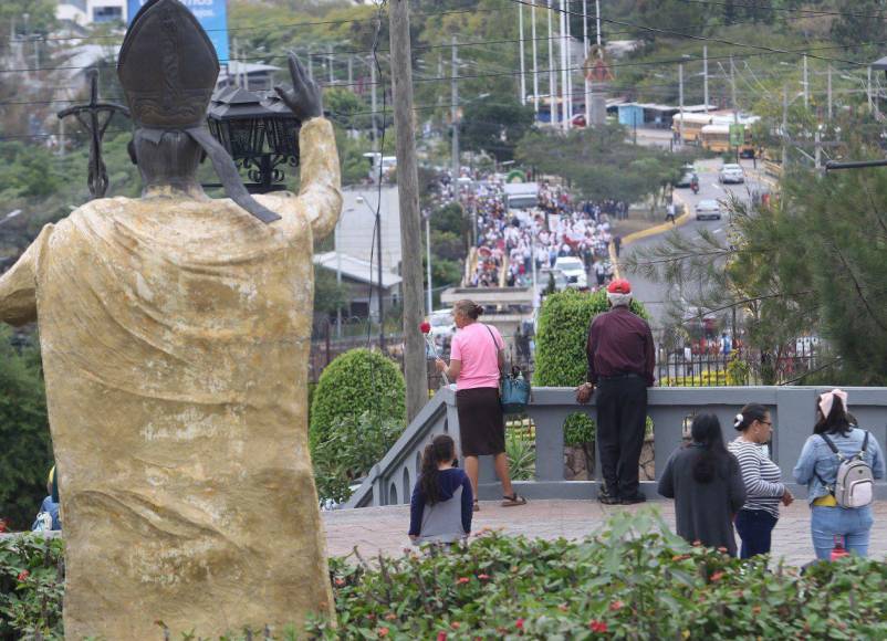 Aniversario 277: comienza celebración con llegada de Virgen de Suyapa a Basílica