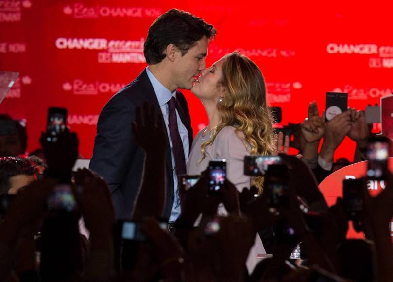 Exactriz, reportera de espectáculos y amiga de la infancia: así es Sophie Gregoire, la esposa de Justin Trudeau