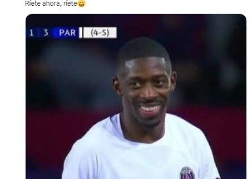 Dortmund eliminado a PSG de Champions y los memes hacen pedazos a Mbappé y Dembélé