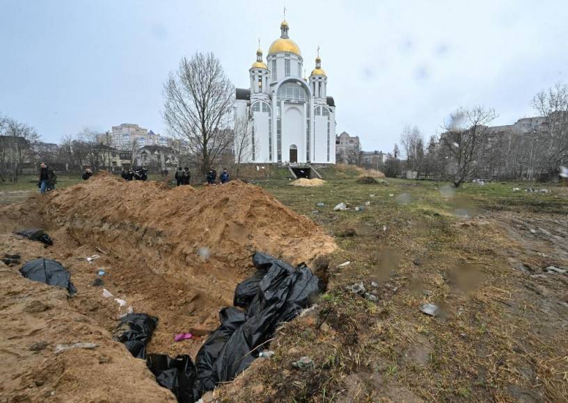 Los indicios del “genocidio” ruso denunciado por Ucrania (Fotos)