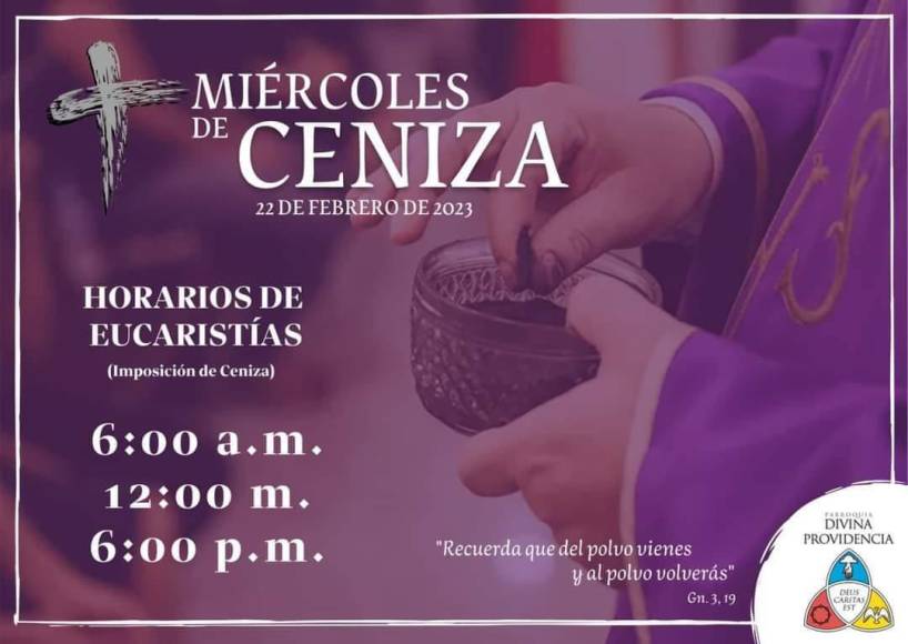 Con devoción y fe: Así se celebra el Miércoles de Ceniza en Honduras