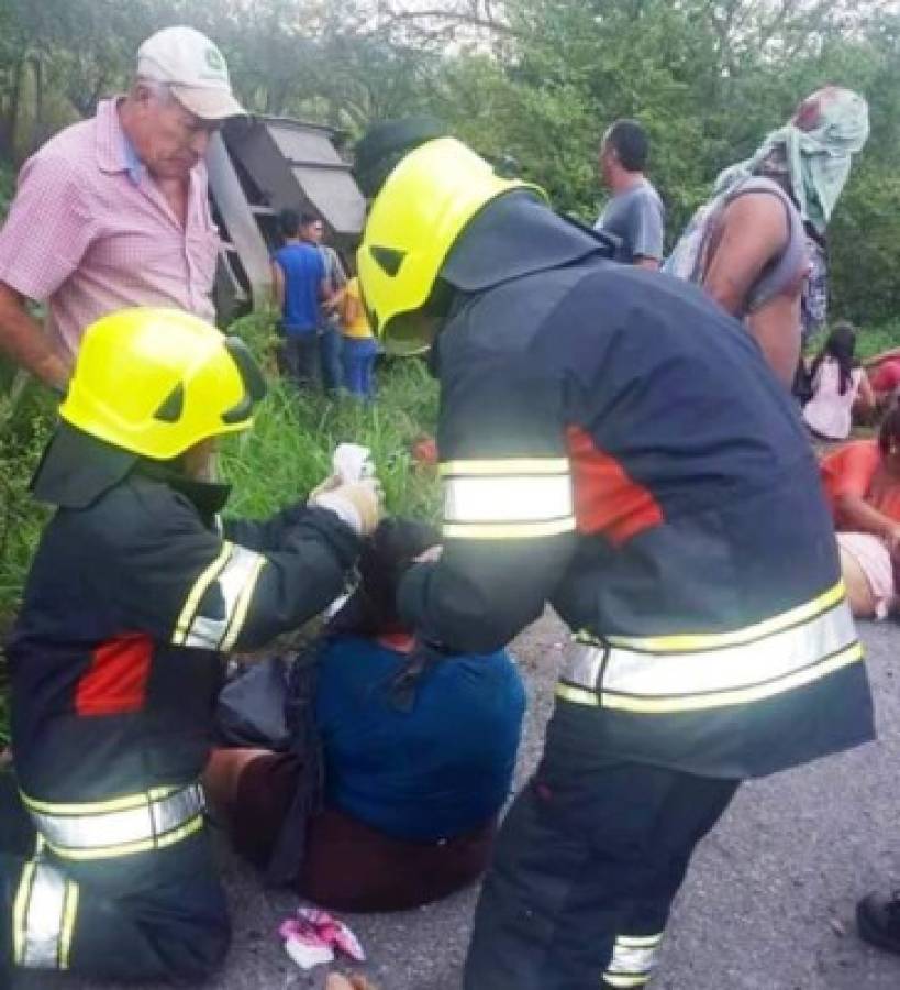 Al menos 11 heridos tras accidente en Santa Bárbara